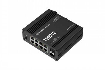 TELTONIKA TSW212 MANAGED IOT SWITCH 8X1GB RJ45 2X1GB SFP