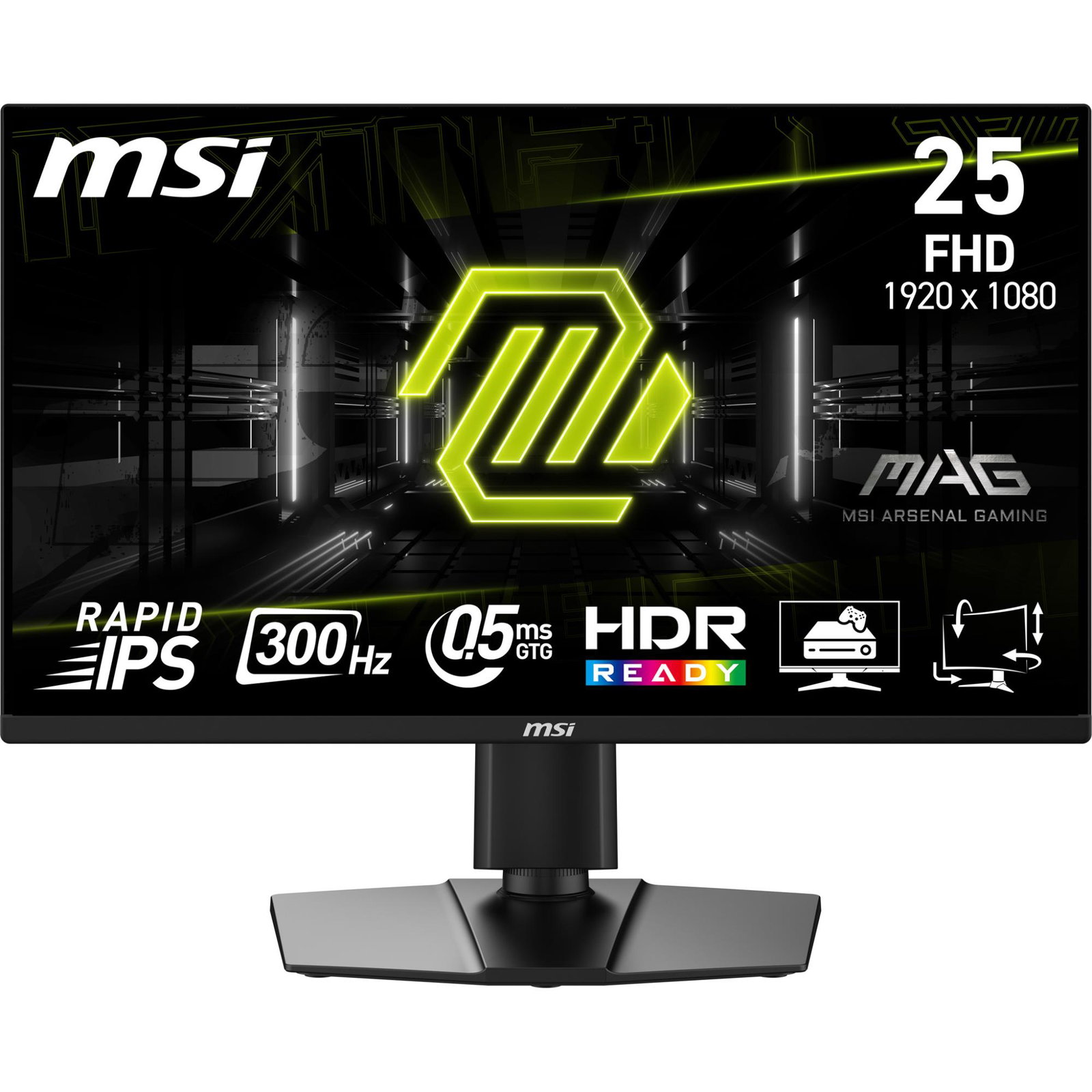 MSI MAG 255PXF computer monitor 62.2 cm (24.5