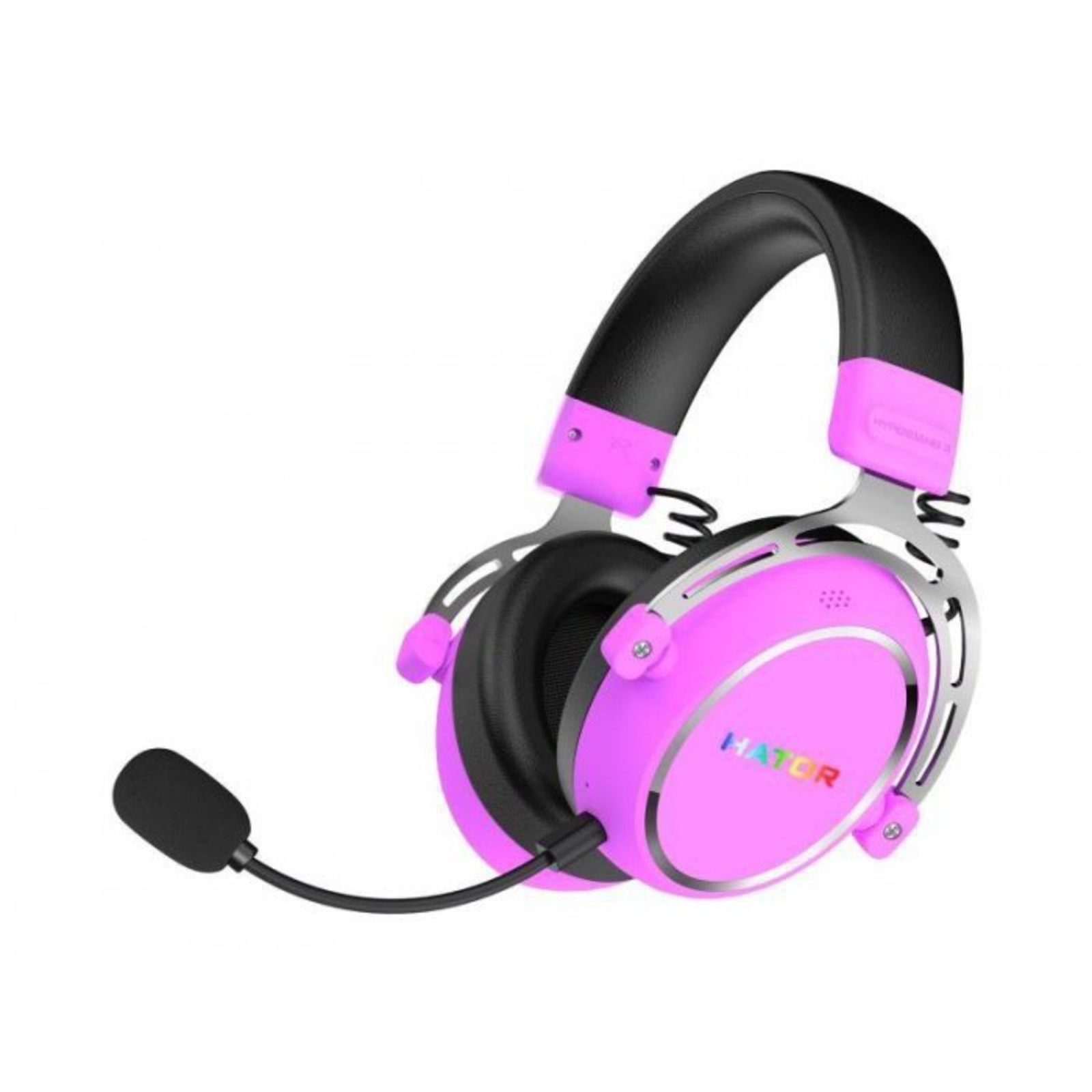 HATOR Hypergang 3 Wireless Headset Head-band Gaming USB Type-C / USB Type-A Bluetooth Violet