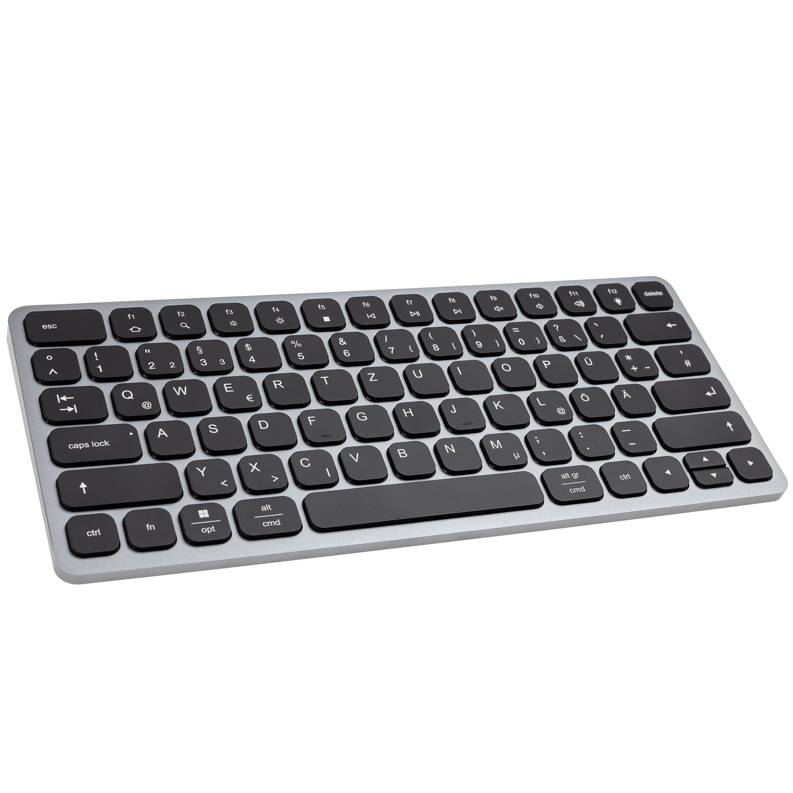 Axagon HMC-KB-GE, USB 5Gbps hub w. keyboard, HDMI 4K/60Hz, 3x USB-A, SD/mSD, audio, PD 100, German layout