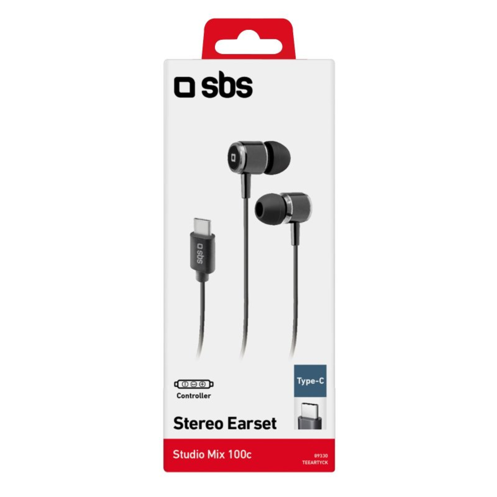 SBS Studio Mix 100C - Earphone with Microphone - In-Ear