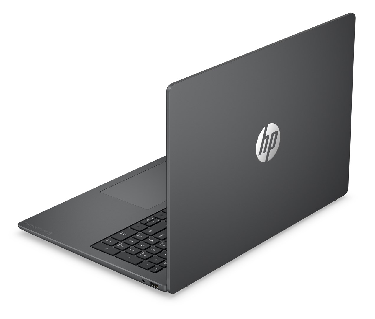 HP OmniBook 3 16-by0030nwx 16 laptop, AMD Ryzen 5 40, 2K, 16 GB LPDDR5-SDRAM, 256 GB SSD, Wi-Fi 6 (802.11ax), Windows 11 Home, black/grey