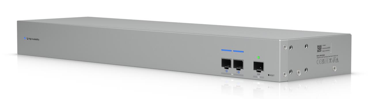 Switch UBIQUITI WAN Switch Rack 1U 1x10Base-T 100Base-TX 1000Base-T 3x10GbE USW-WAN