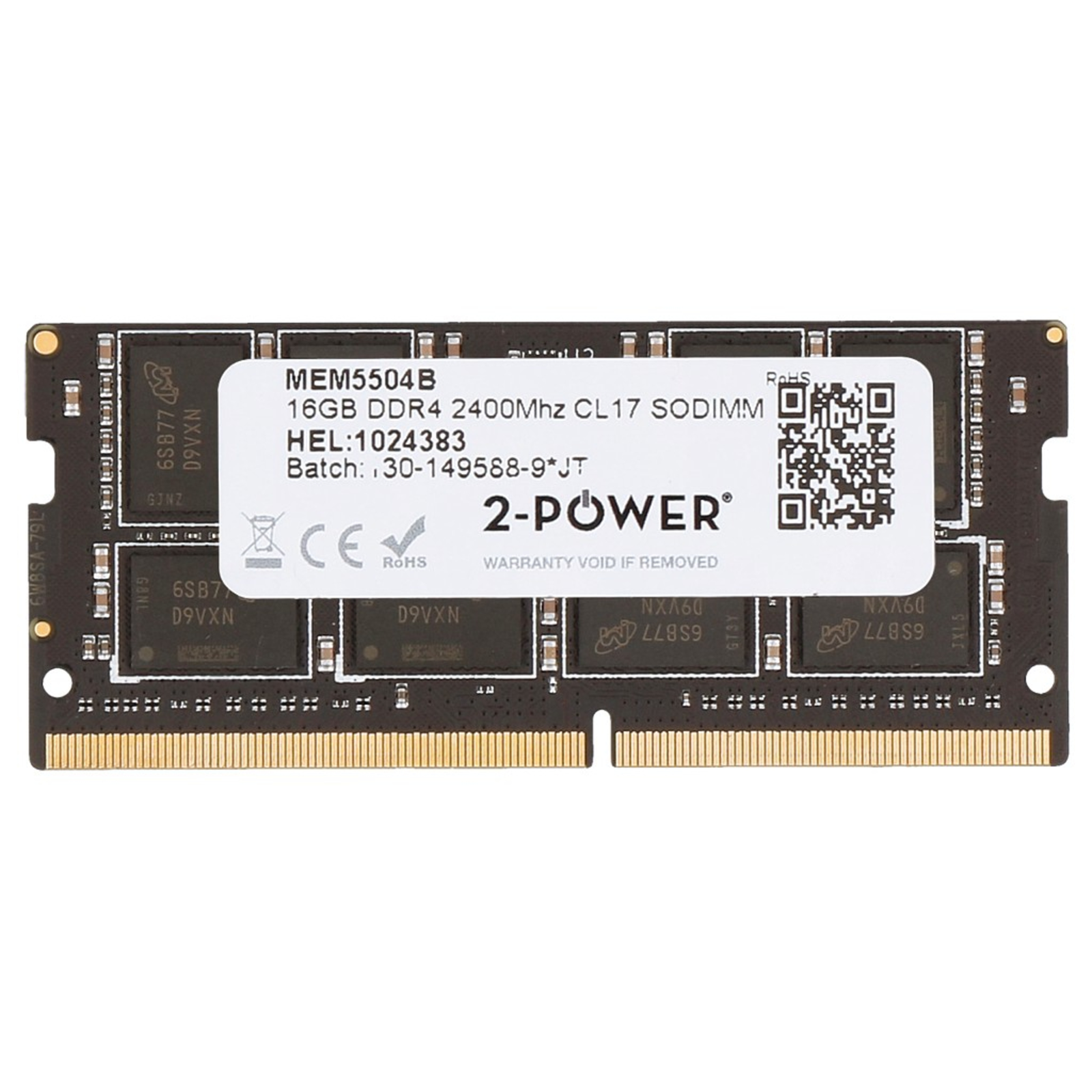 2-POWER 16GB DDR4 2400MHz CL17 SODIMM