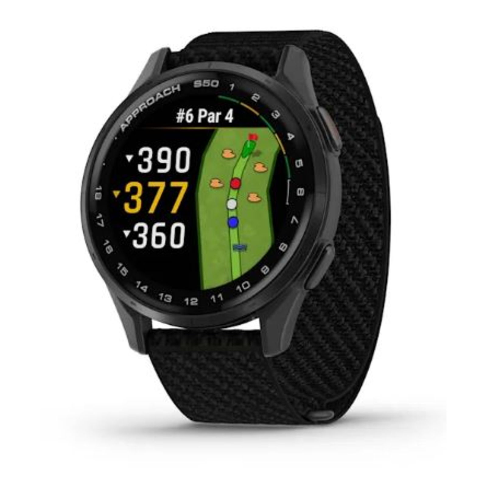 GARMIN Approach S50 GPS Golf Watch AMOLED Slate Gray-Black