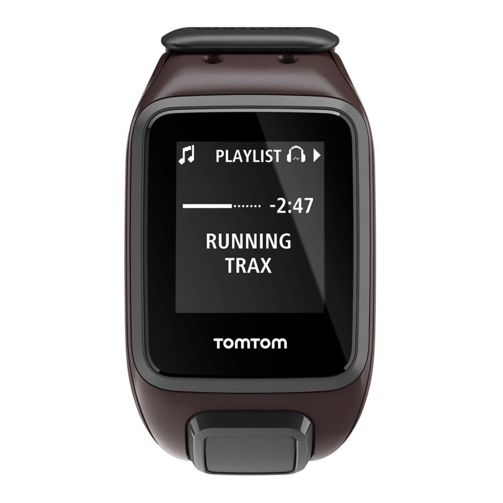 TomTom Spark Music GPS Fitness Smartwatch 3GB Storage Brown