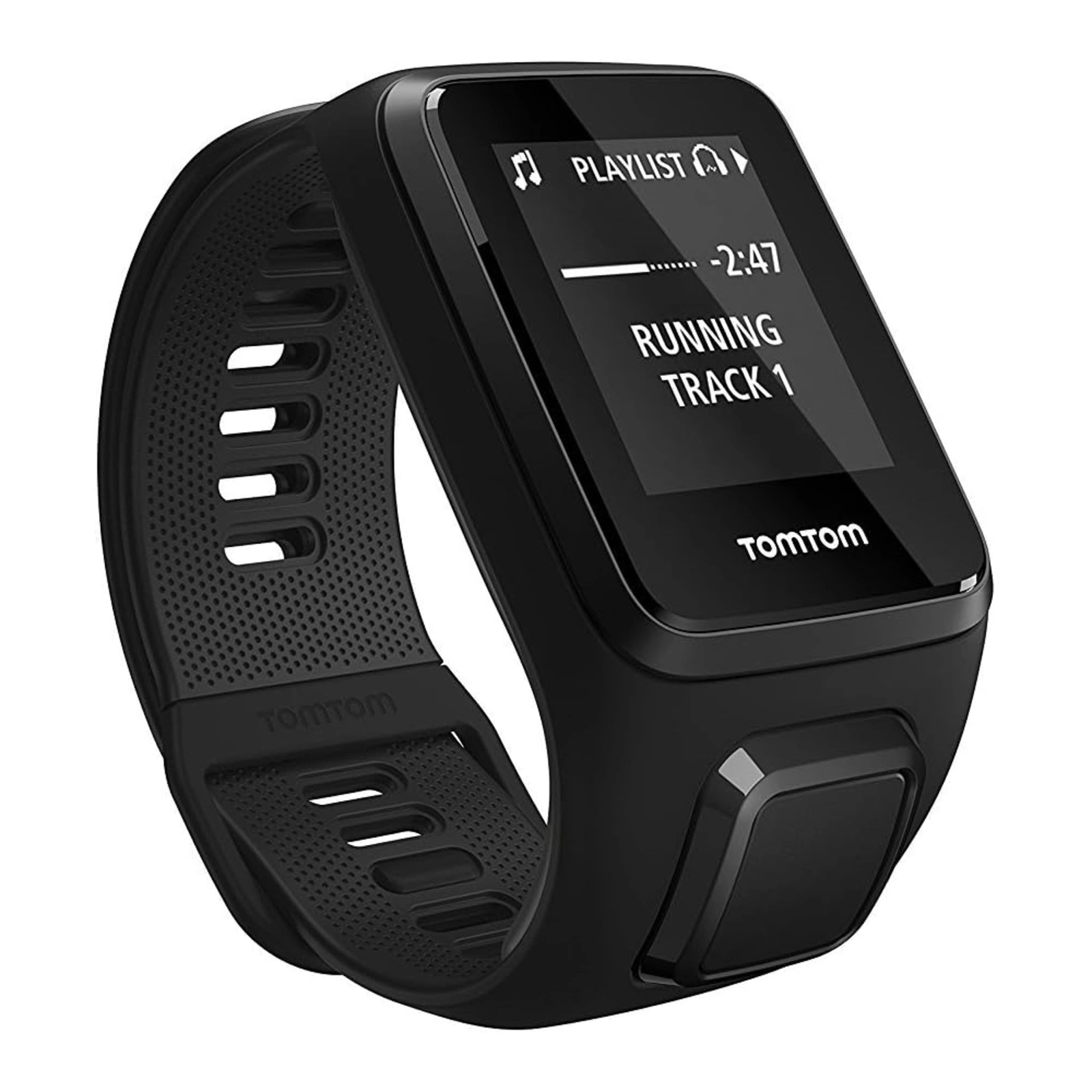 TomTom Spark 3 Cardio + Music GPS Fitness Smartwatch Black Size S 125-172mm