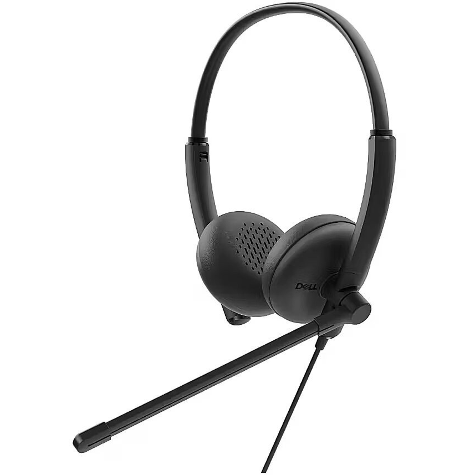 DELL WH125 Wired Headphones Built-in with Microphone, Black