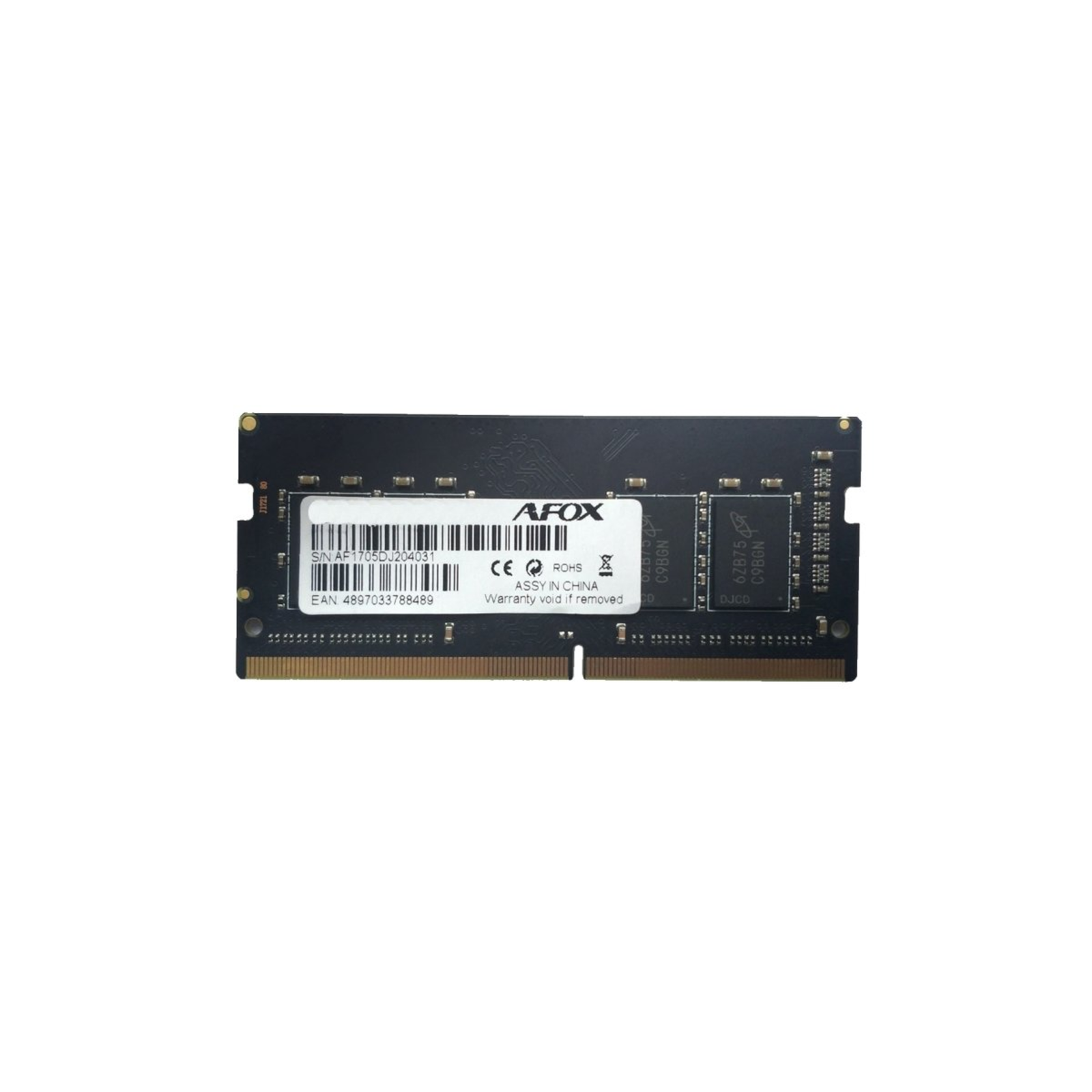 AFOX 8GB DDR4 2400MHz SO-DIMM Notebook Memory