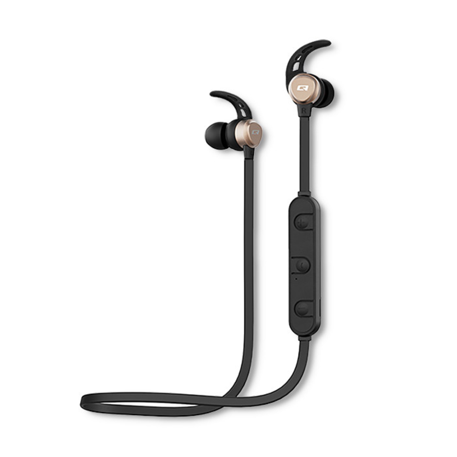 Qoltec BT 5.0 JL Sports Wireless Headphones Magnetic Microphone Black
