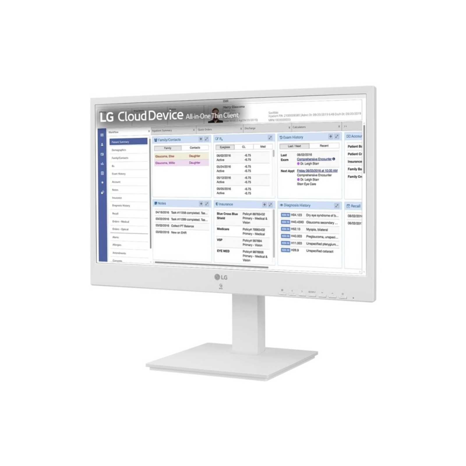 LG ThinClient 60.4cm 23.8inch 16 9 1920x1080 250cdm2 1000 1 5ms Intel Thin Client Pentium N
