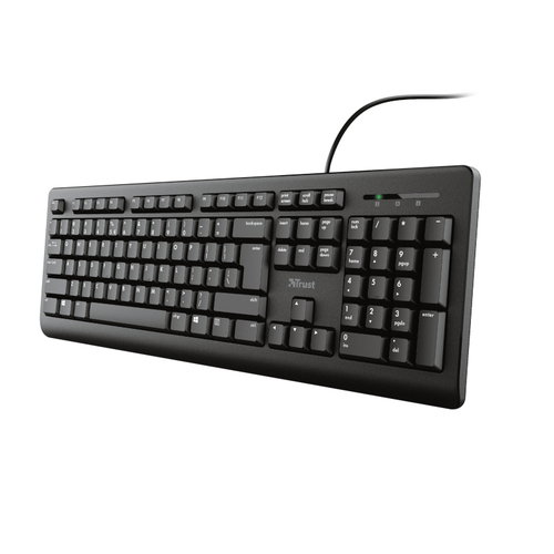 Trust Primo keyboard Universal USB German Black