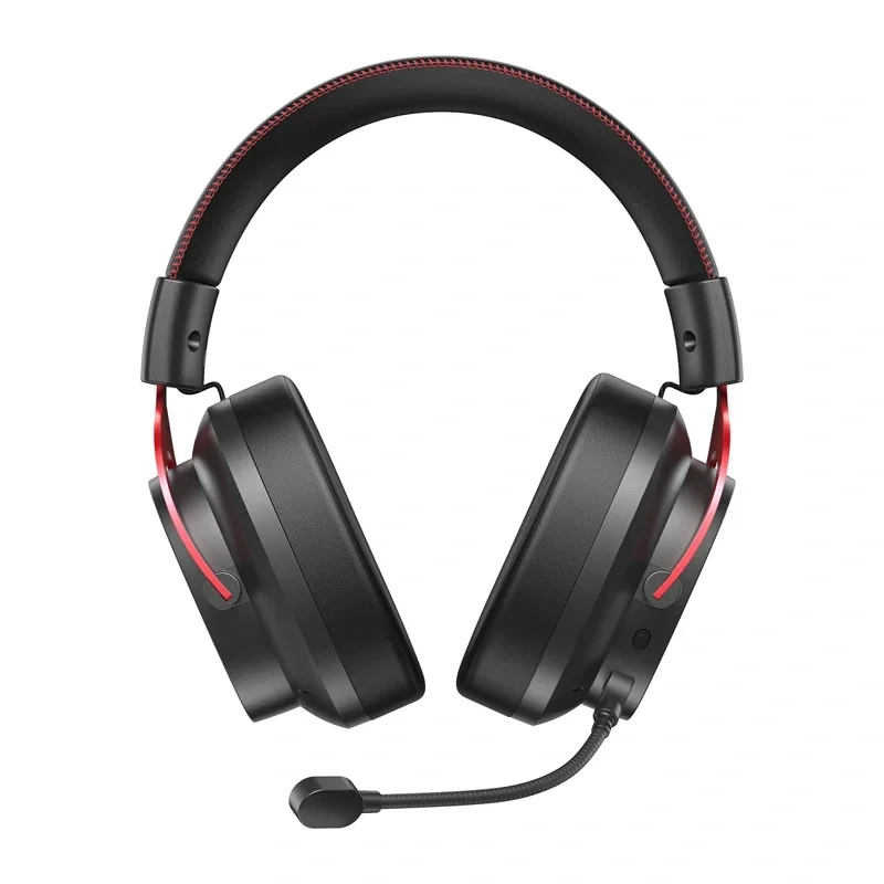 QCY Heroad VT200 Gaming Headphones (Black and Red)