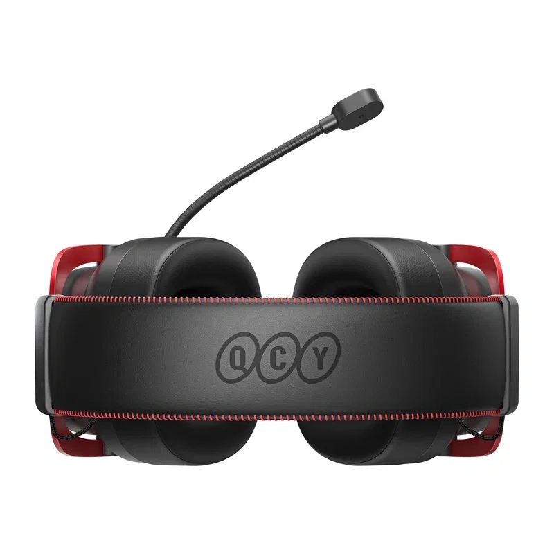 QCY Heroad VT200 Gaming Headphones (Black and Red)