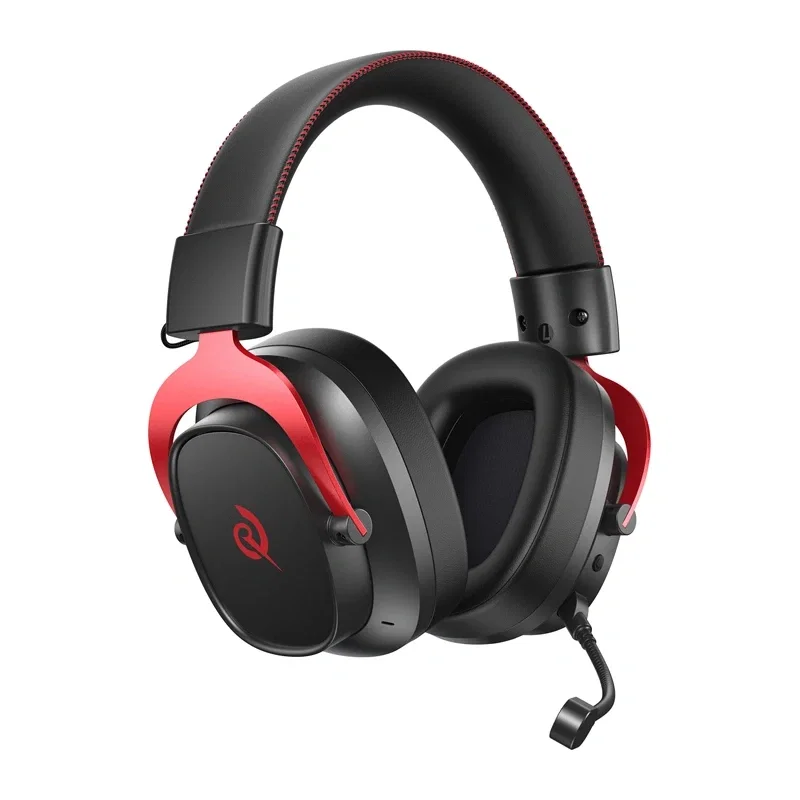 QCY Heroad VT200 Gaming Headphones (Black and Red)