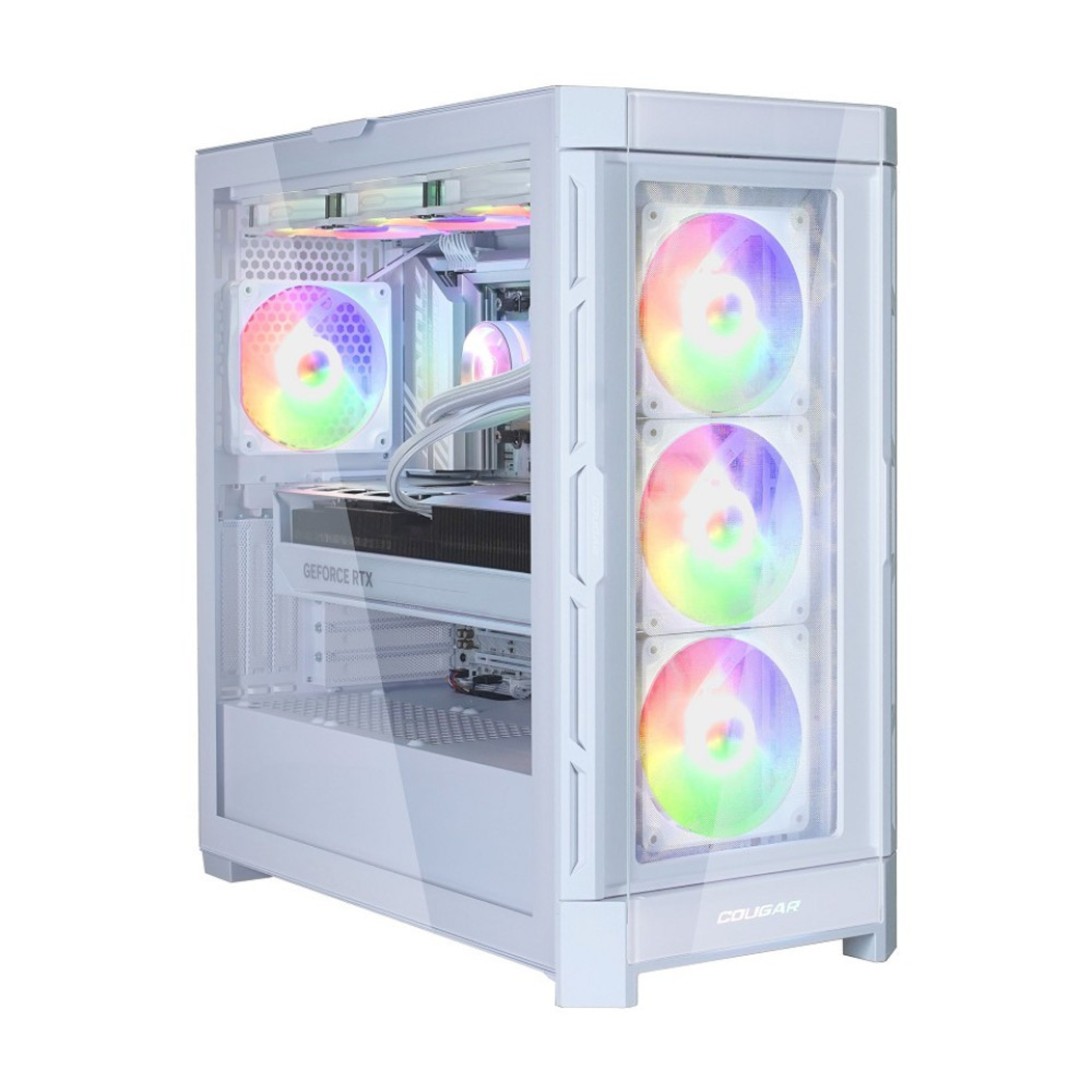 Hyrican COUGAR DUOFACE PRO WT 7476 Gaming PC AMD Ryzen 5 7500F 32GBRAM 1TBSSD Nvidia GeForce RTX Win