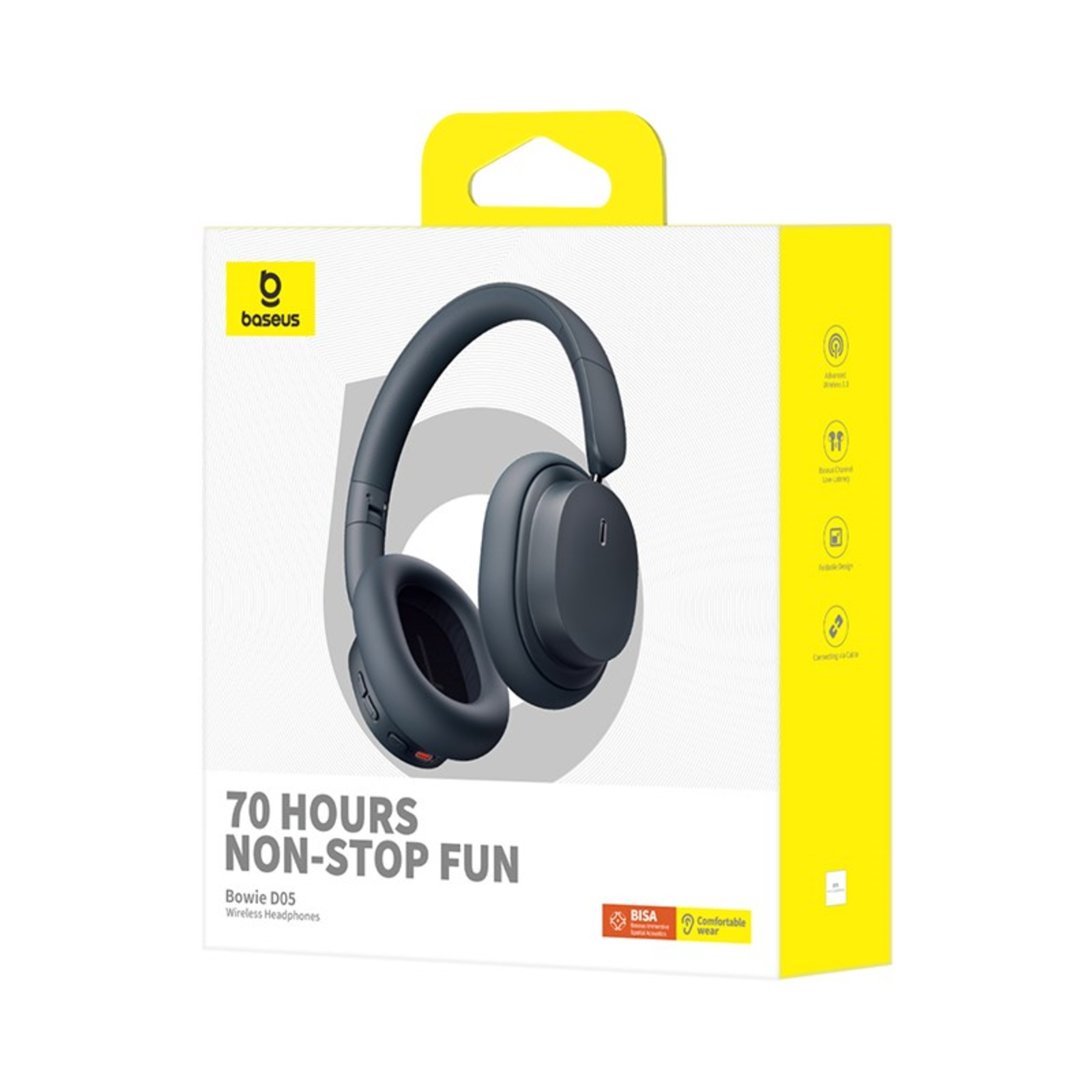 Baseus Bowie D05 Bluetooth Headphones ANC Black