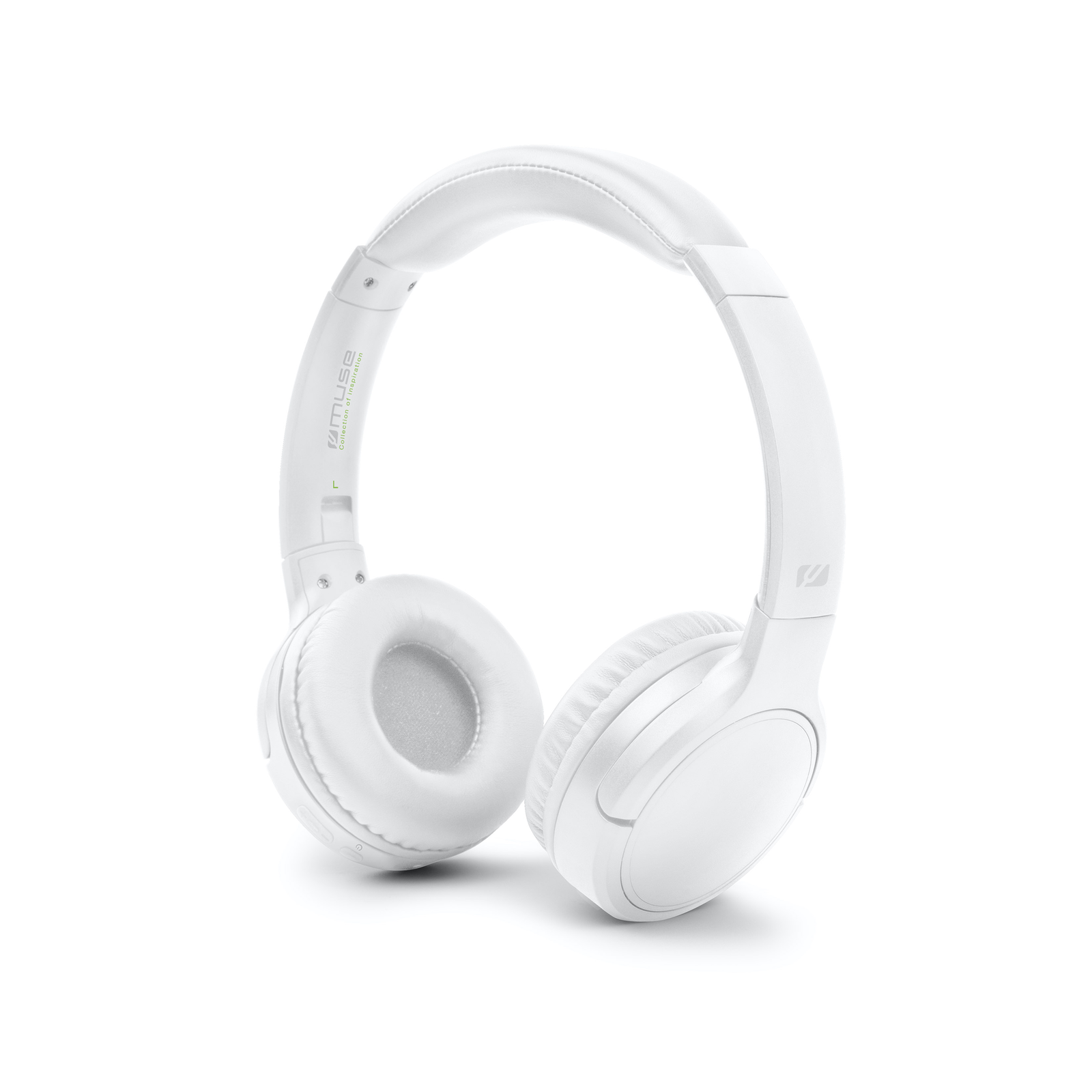 Muse Bluetooth Stereo Headphones M-272 BTW On-ear, Wireless, White