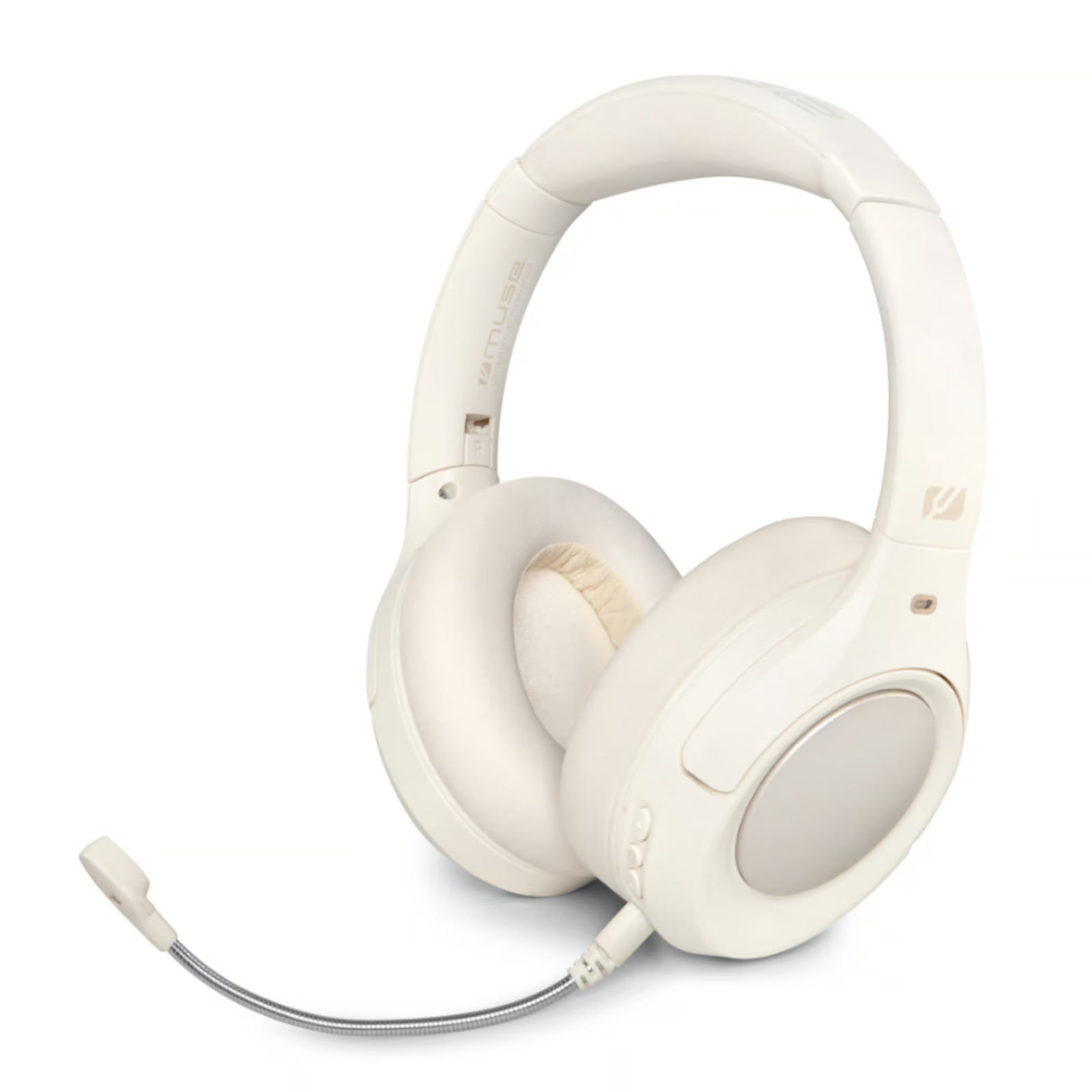Muse M-295 Wireless Headphones ANC, White
