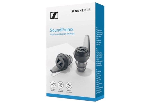 Sennheiser SoundProtex - Protective earplugs with 3 types of acoustic filters