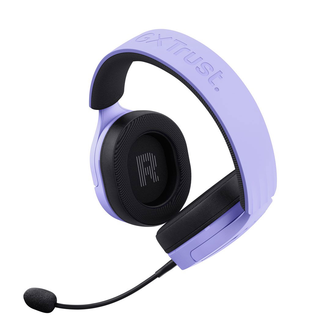 Trust GXT 489P FAYZO Headset Wired Head-band Gaming Black, Purple