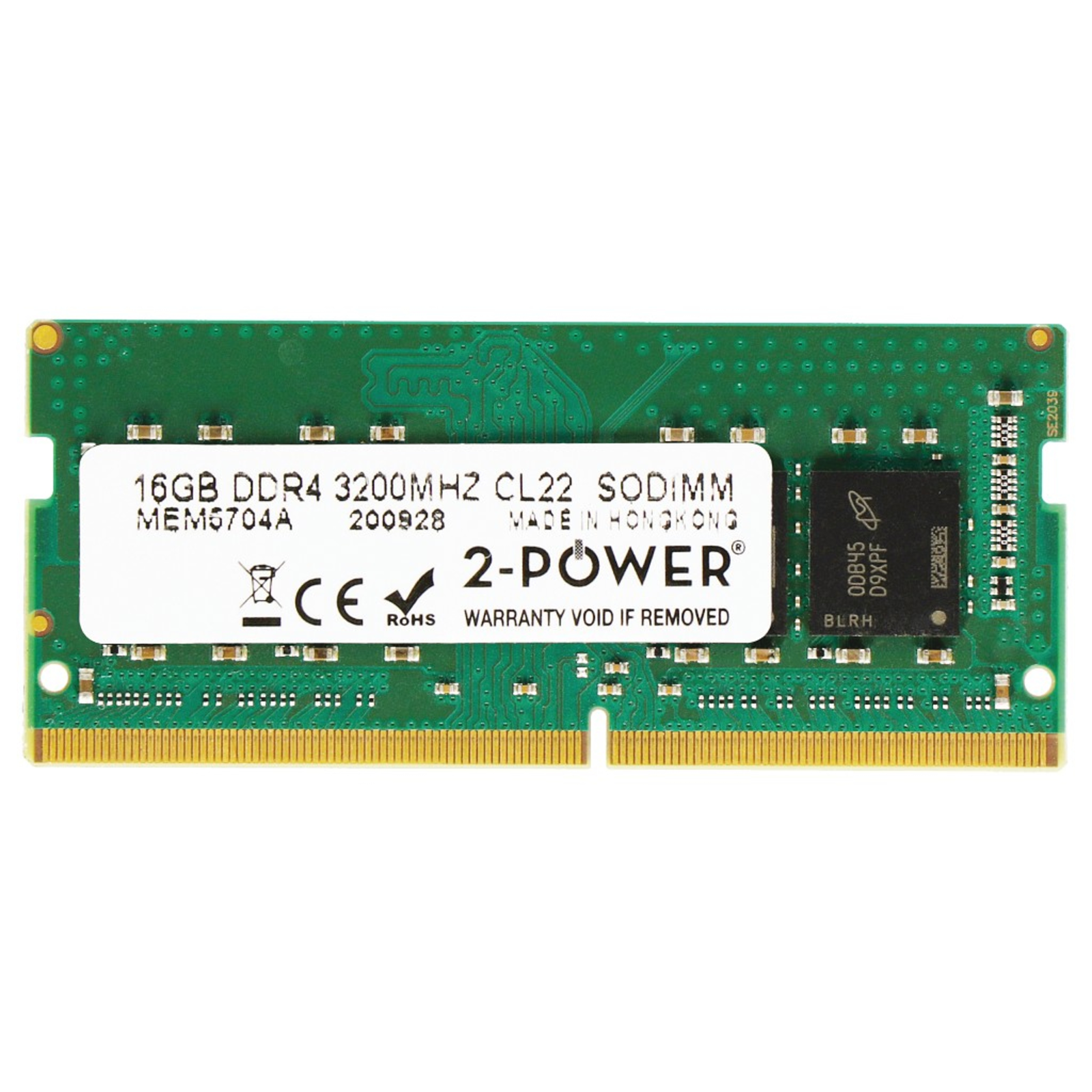 2-POWER 16GB DDR4 3200MHz CL22 SODIMM
