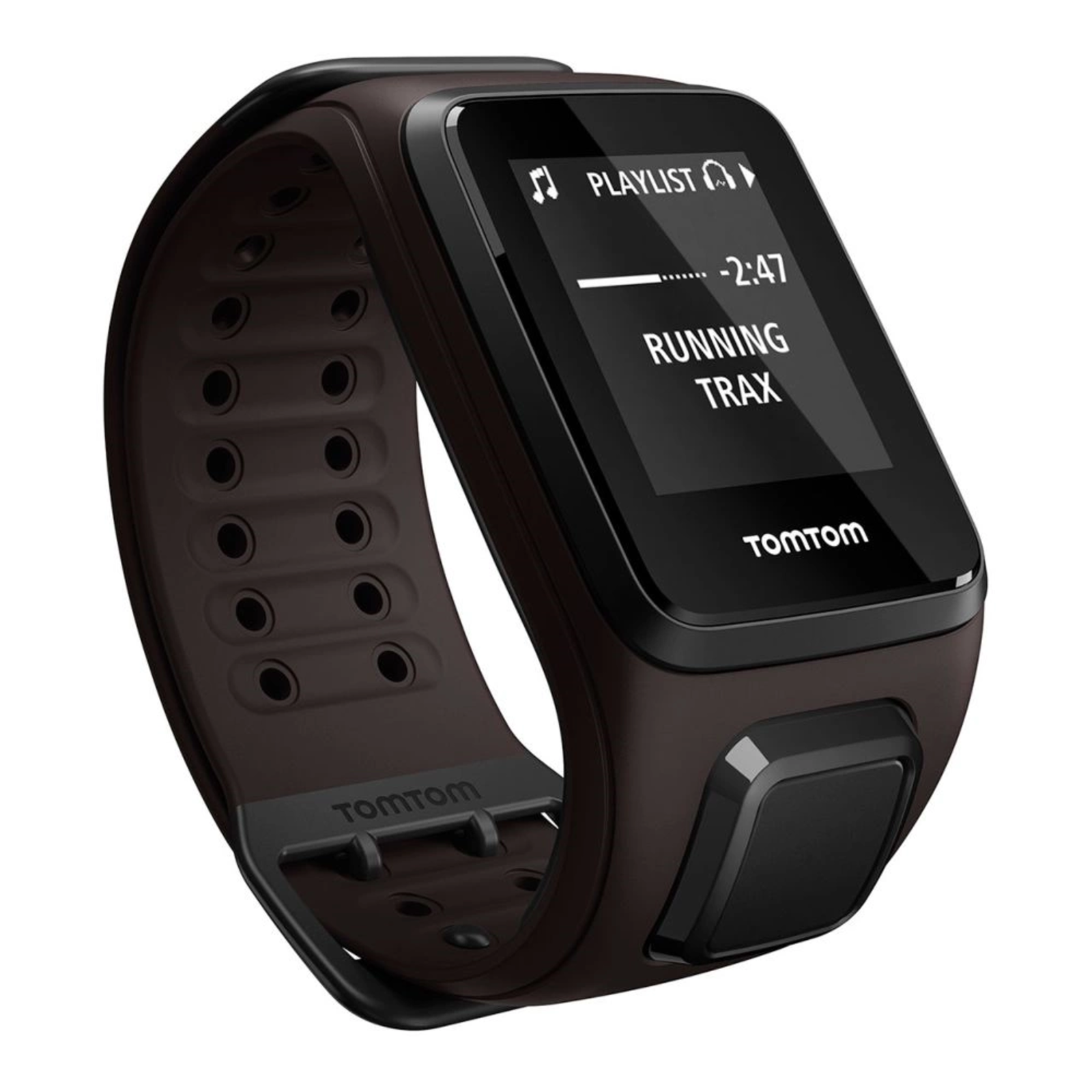 TomTom Spark Music GPS Fitness Smartwatch 3GB Storage Brown