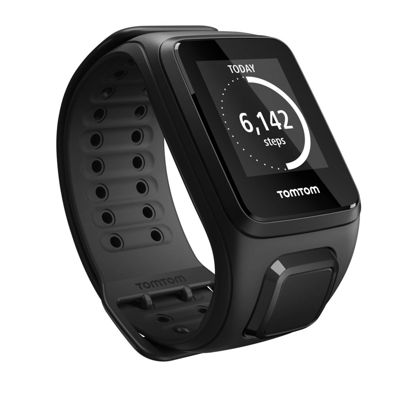 TOMTOM Spark Cardio + Music GPS Fitness Smartwatch 3GB Black Small