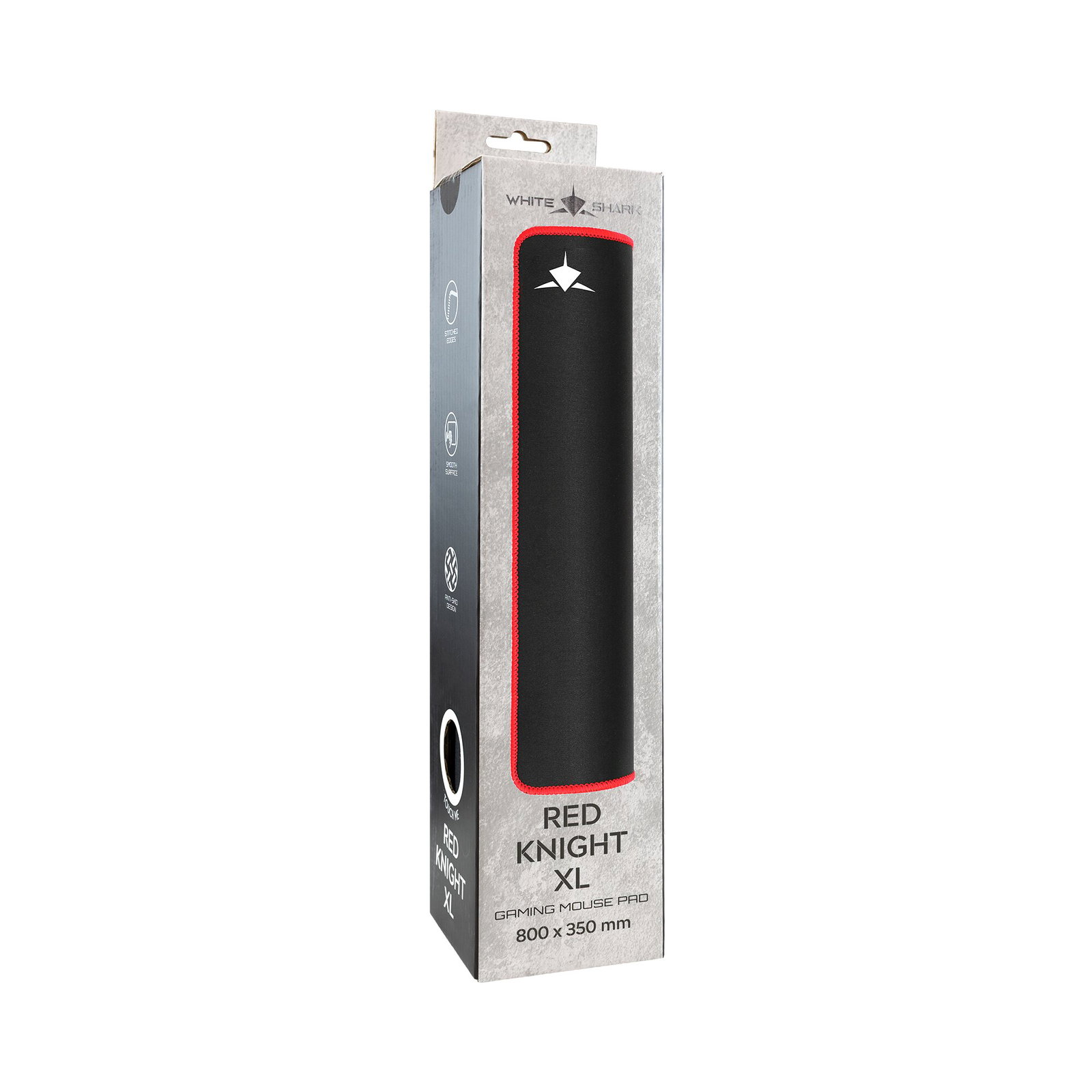 White Shark RED KNIGHT XL GMP-2502 800x350mm, Black/Red