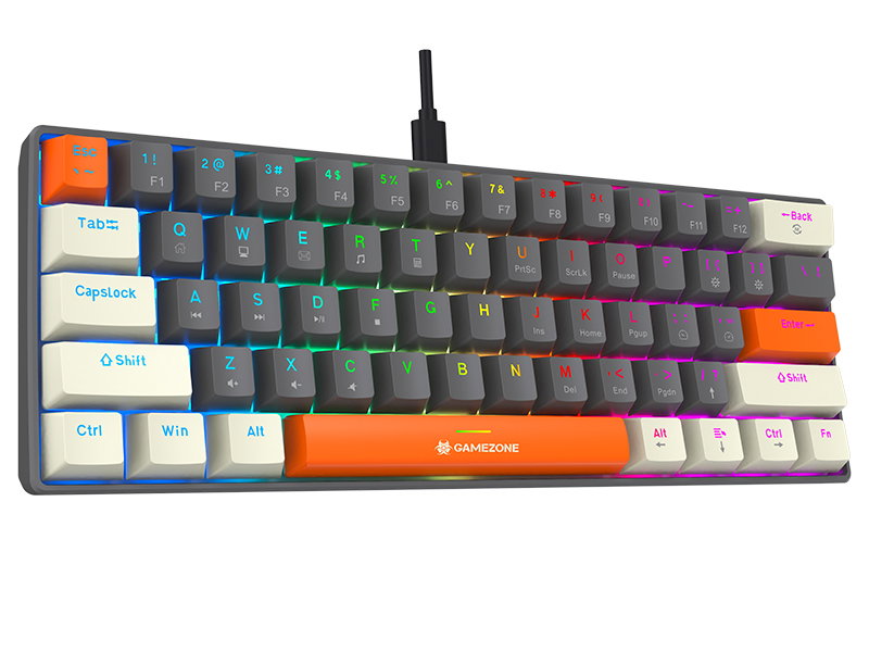Tracer 47873 Gamezone CLAWS 61 USB Mechanical Keyboard, Grey