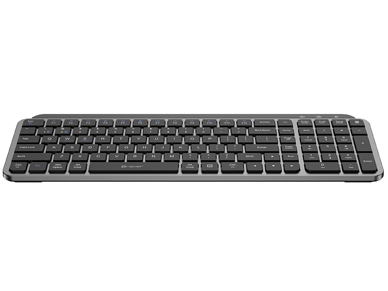 Tracer 47843 STONE RF Wireless Keyboard, Black/Grey