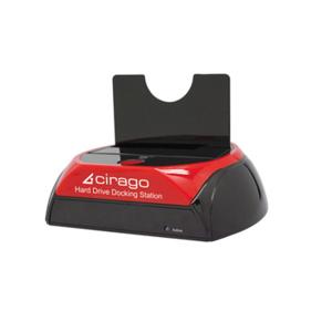 Cirago HDD Docking Station - USB 2.0 (for 2.5 & 3.5 Drives) w/ Card Reader slots