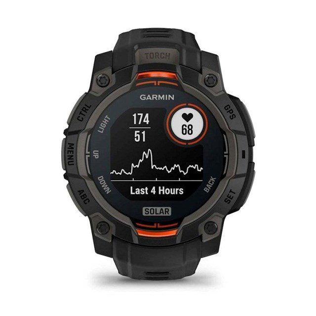 Garmin Instinct 3 45 mm, Solar Watch Black