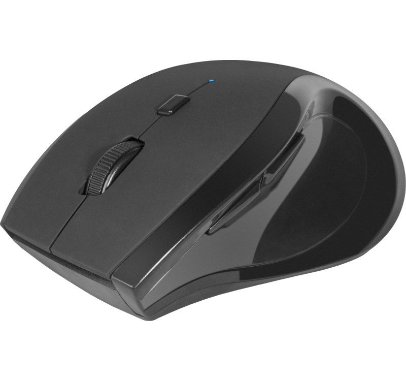 MOUSE DEFENDER ACCURA MM-295 RF BLACK OPTICAL 1600DPI 6P