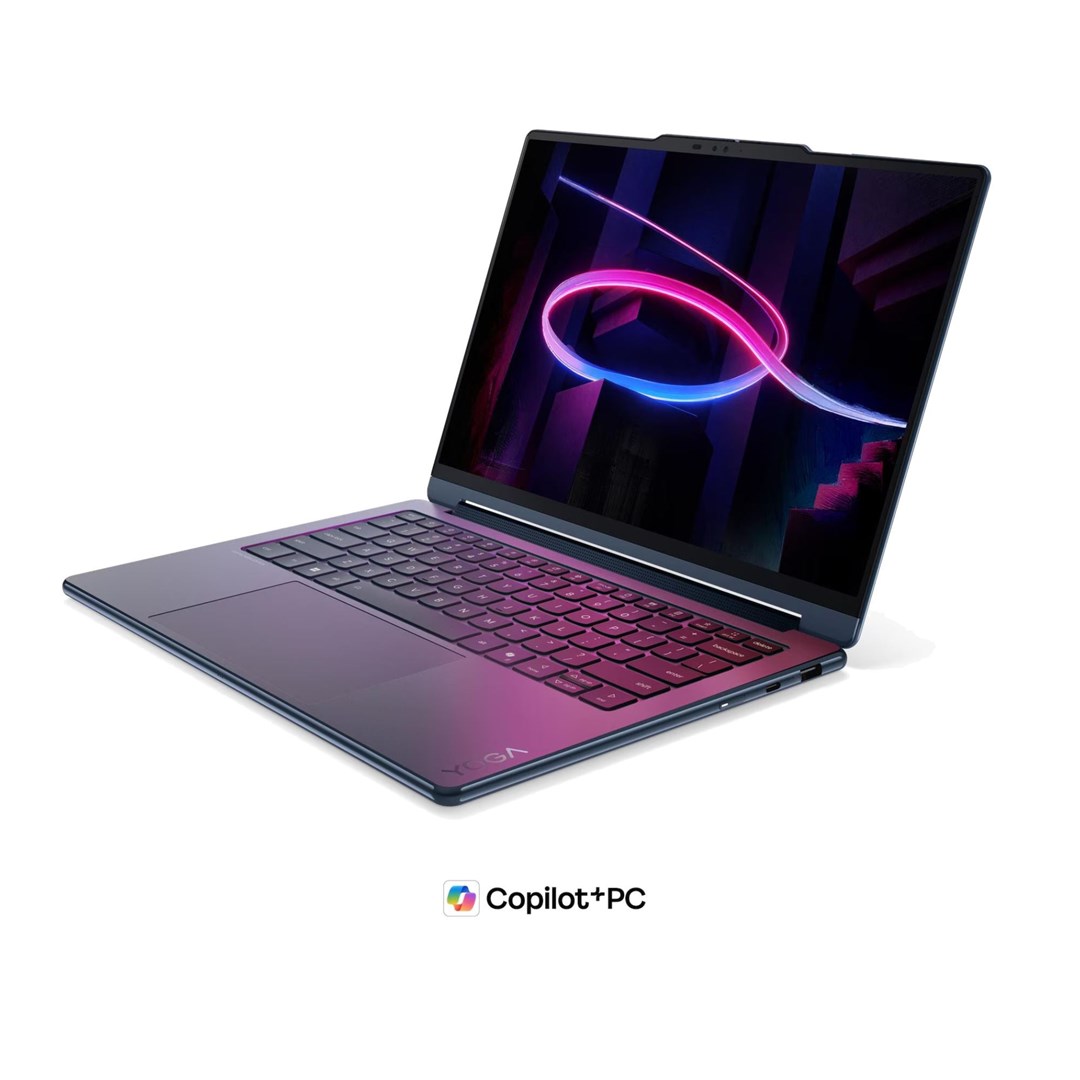 Lenovo Yoga 9i 2-in-1 Aura Edition 14IPH11 Ultra 7 355 14 2.8K OLED 500 nits Glossy 32GB LPDDR5X-7467 512GB SSD Intel Graphics Wi-Fi 7 + Bluetooth 5.0MP camera + IR 70Wh Windows 11 Cosmic Blue