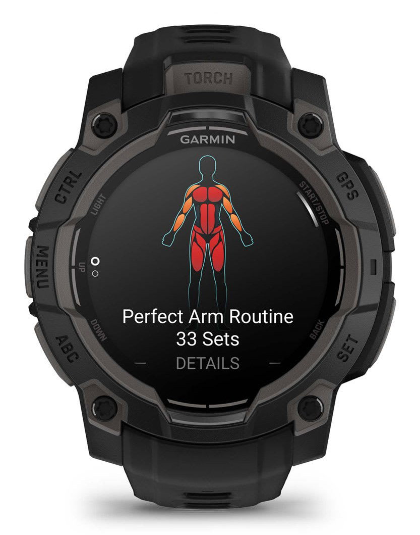 Garmin Instinct 3 AMOLED 3.05 cm (1.2) 45 mm Digital 390 x 390 pixels Touchscreen Black GPS (satellite)