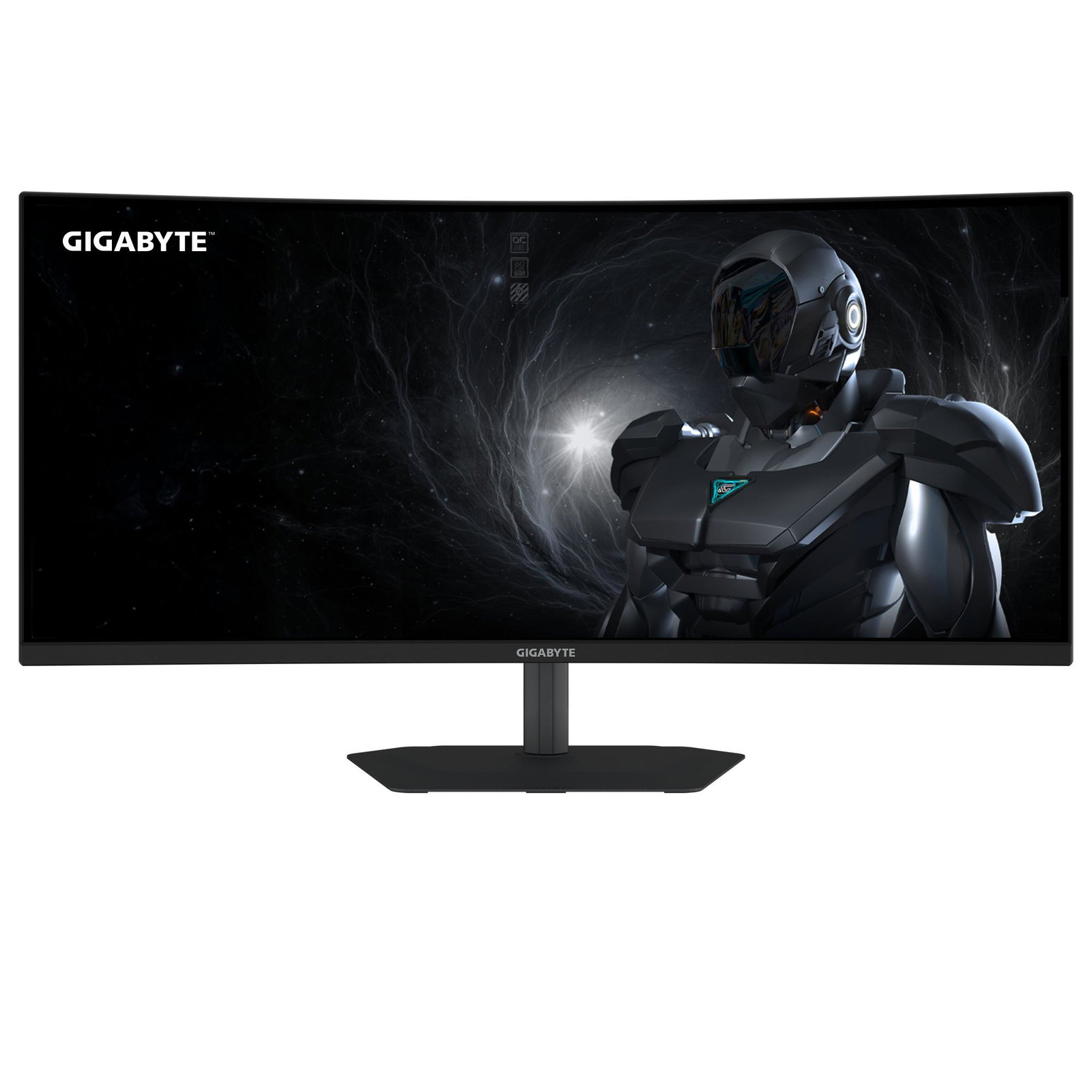 GIGABYTE G34WQC2 34” WQHD Curved Gaming Monitor - 3440 x 1440, 1500R, 200Hz, 1ms, 450 cd/m2, AMD FreeSync Premium, DisplayHDR 400, HDMI 2.0, Displayport 1.4