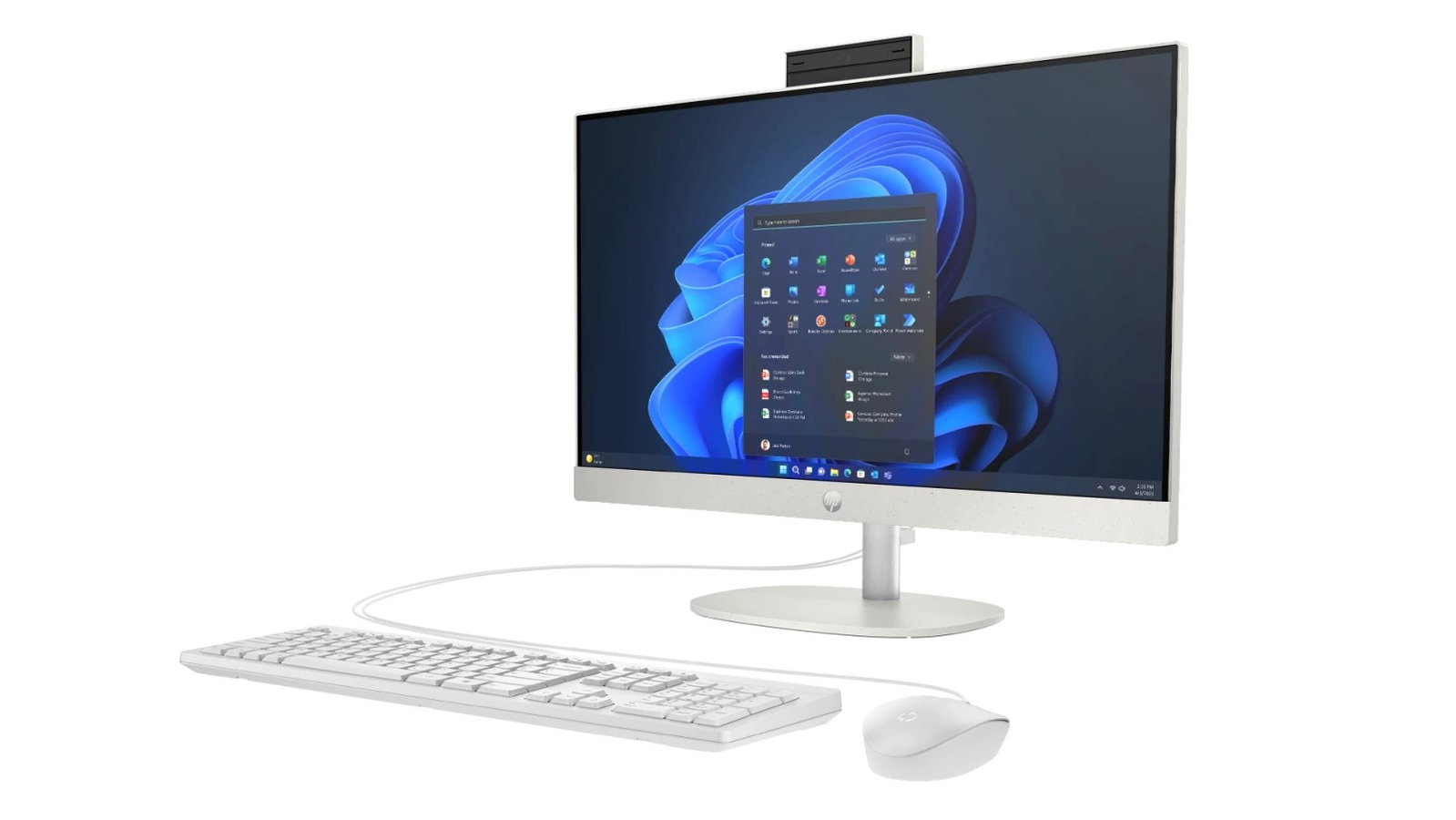 HP ProOne 240 G10 Desktop PC Intel Core Ultra 7 155U 60.5 cm (23.8) 1920 x 1280 px All-in-One PC 16 GB DDR5-SDRAM 512 GB SSD Windows 11 Pro Wi-Fi 6 (802.11ax) White