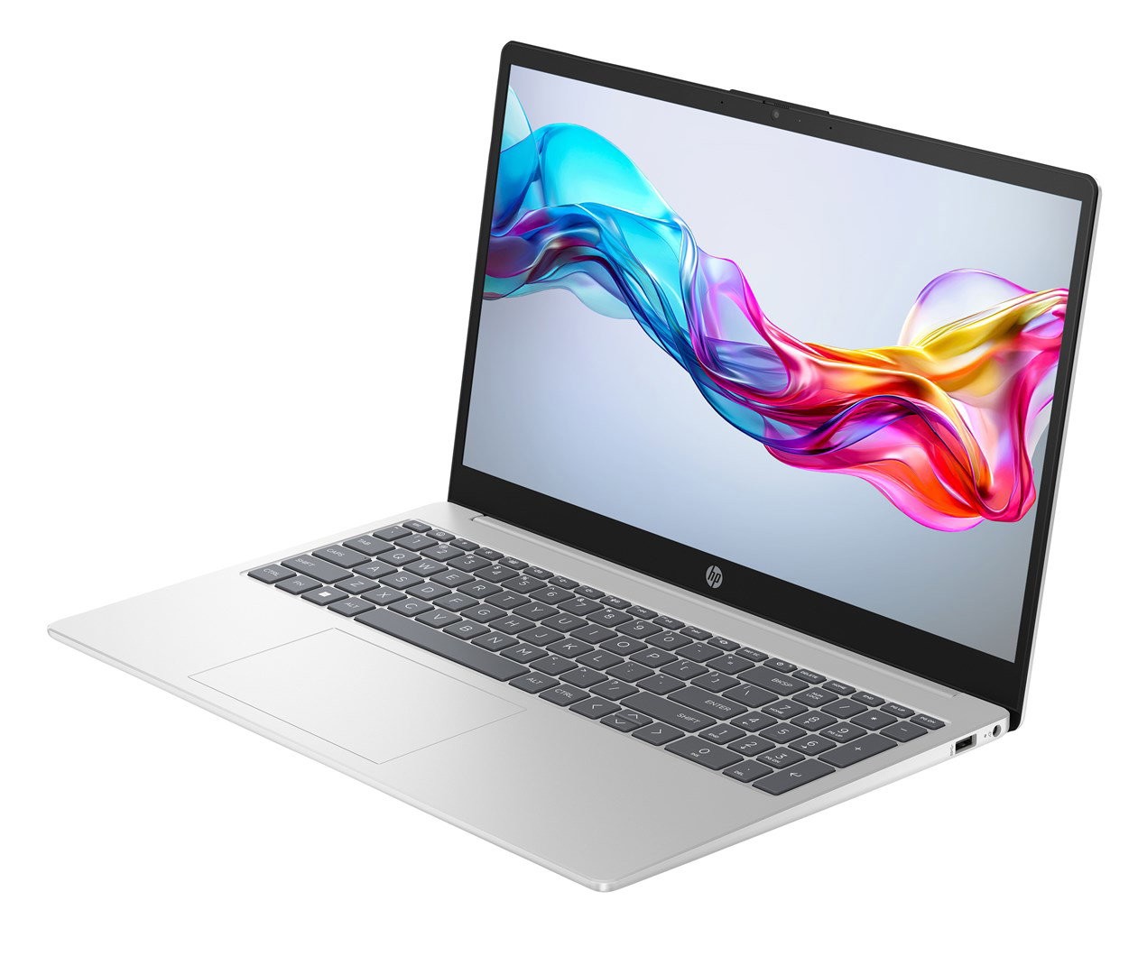 HP 15-fd0234nw Intel Core i3 i3-1215U Laptop 39.6 cm (15.6) Full HD 8 GB DDR4-SDRAM 256 GB SSD Wi-Fi 6E (802.11ax) Free DOS Silver