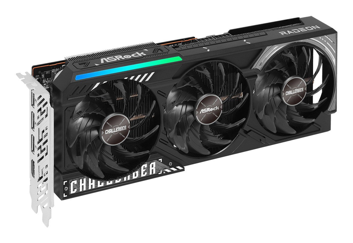 ASRock Challenger AMD Radeon RX 9070 AMD 16 GB graphics card