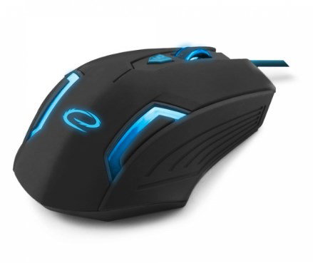 Esperanza EGM205B mouse Right-hand USB Type-A Optical 2400 DPI