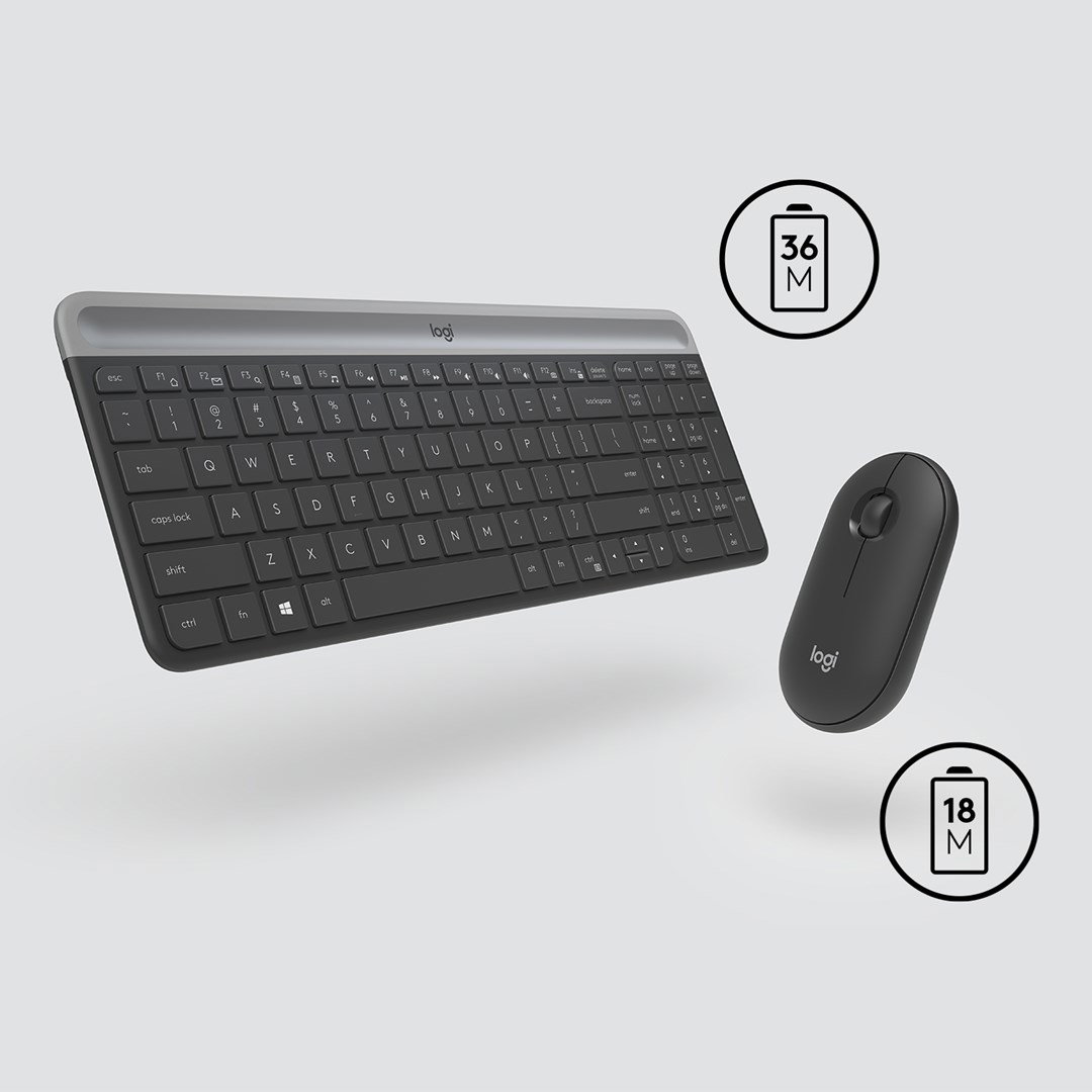 Logitech Slim Wireless Combo MK470