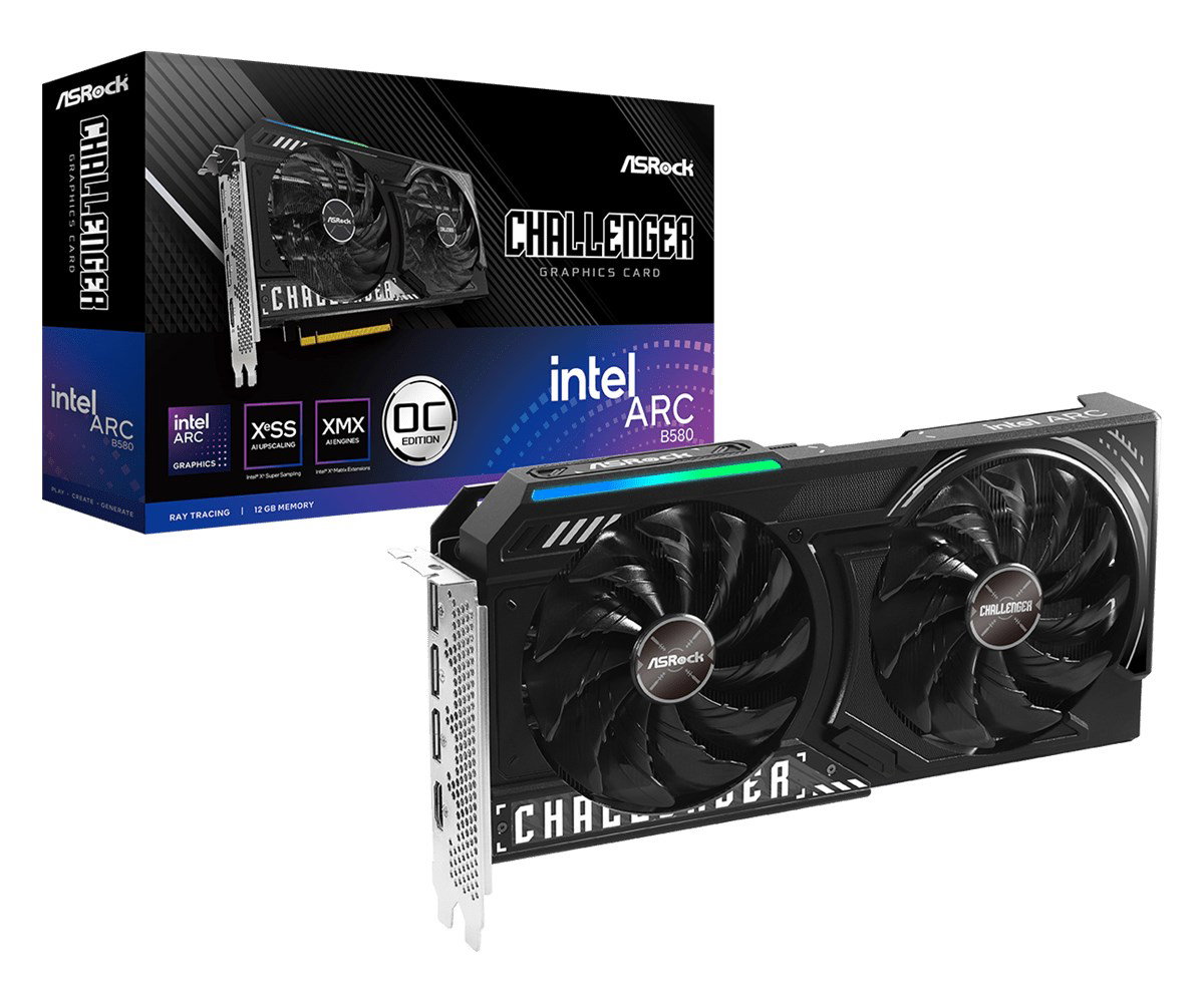 Asrock Intel Arc B580 Challenger 12GB OC Arc B580 GDDR6