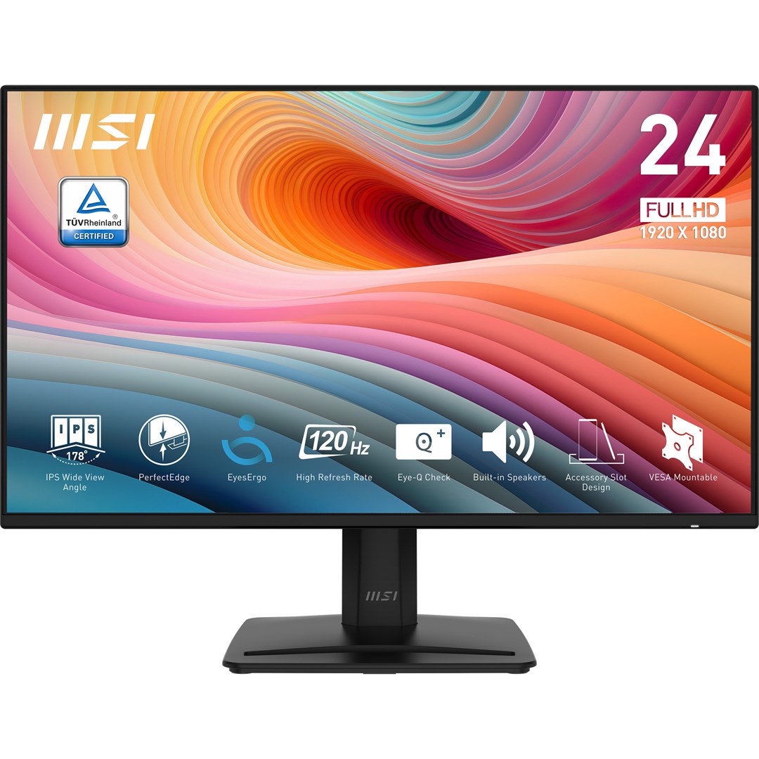 MSI PRO MP242A E2 computer monitor 60.5 cm (23.8) 1920 x 1080 pixels Full HD Black