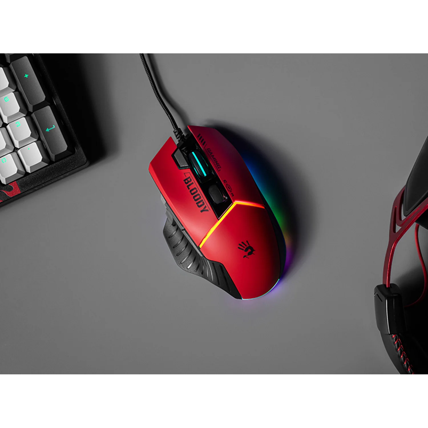 A4Tech 47257 Bloody W95MAX USB Sports, Black/ Red