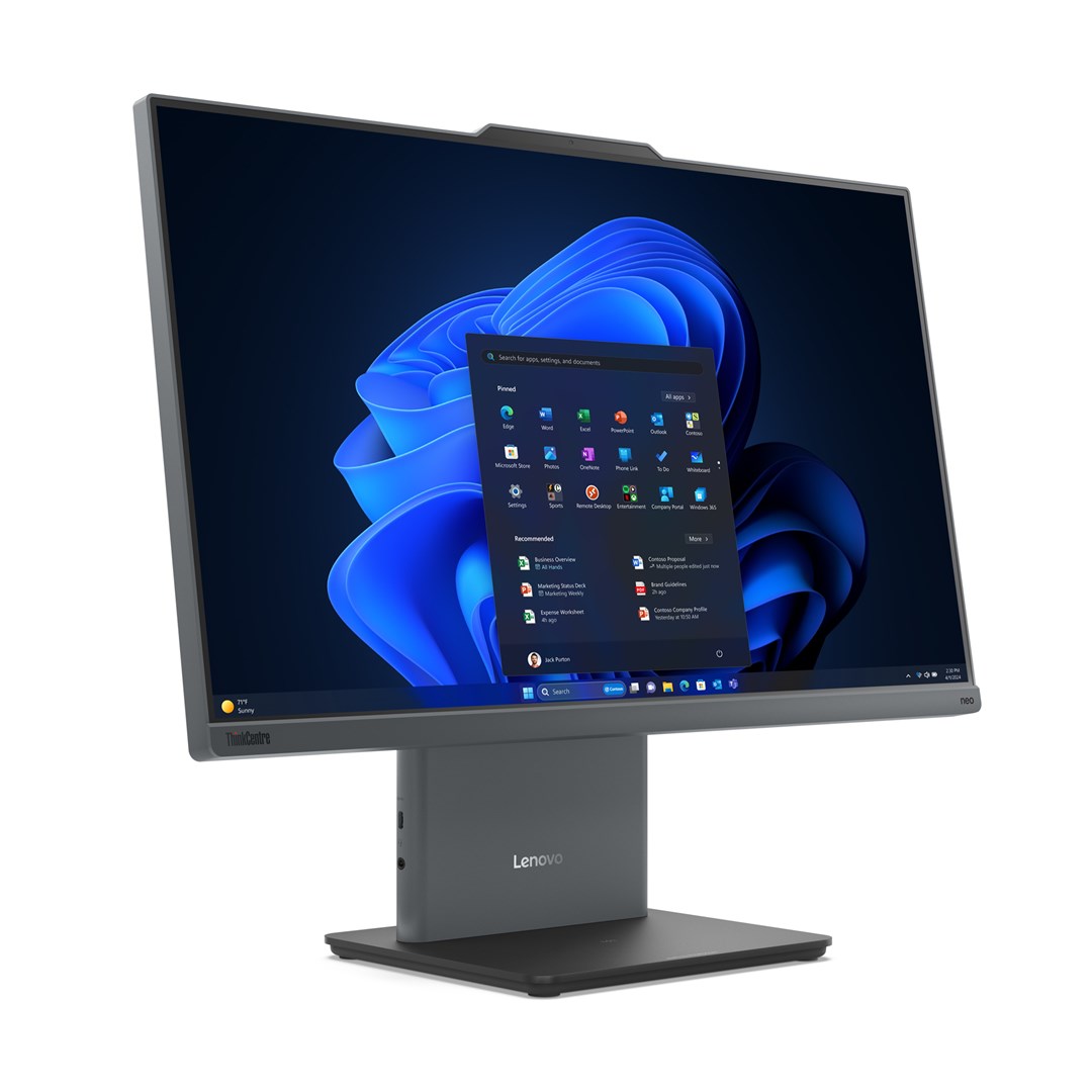 Lenovo ThinkCentre neo 50a 24 Gen 5 Intel Core 5 210H 60.5 cm (23.8) 1920 x 1080 pixels All-in-One PC 16 GB DDR5-SDRAM 512 GB SSD Windows 11 Pro Wi-Fi 6 (802.11ax) Grey