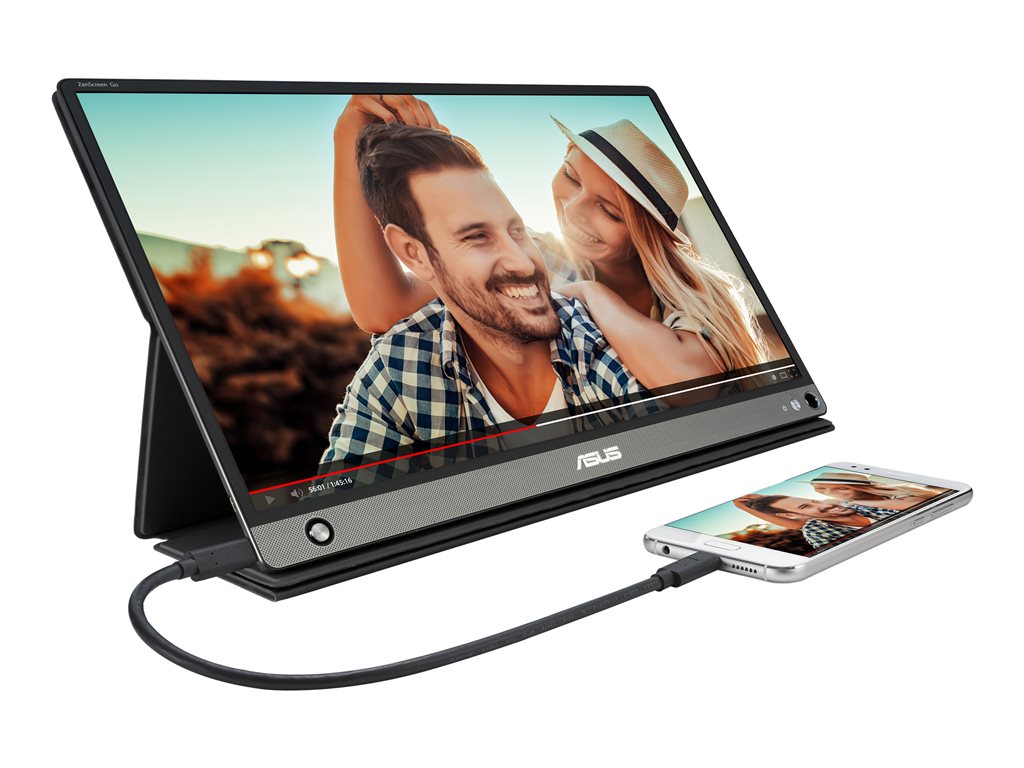 ASUS MB16AHP 15.6inch Portable monitor built-in battery WLED IPS 16:9 5ms 60Hz -1920x1080 220cd m2 USB Type-C adapter USB Type-A 3Y