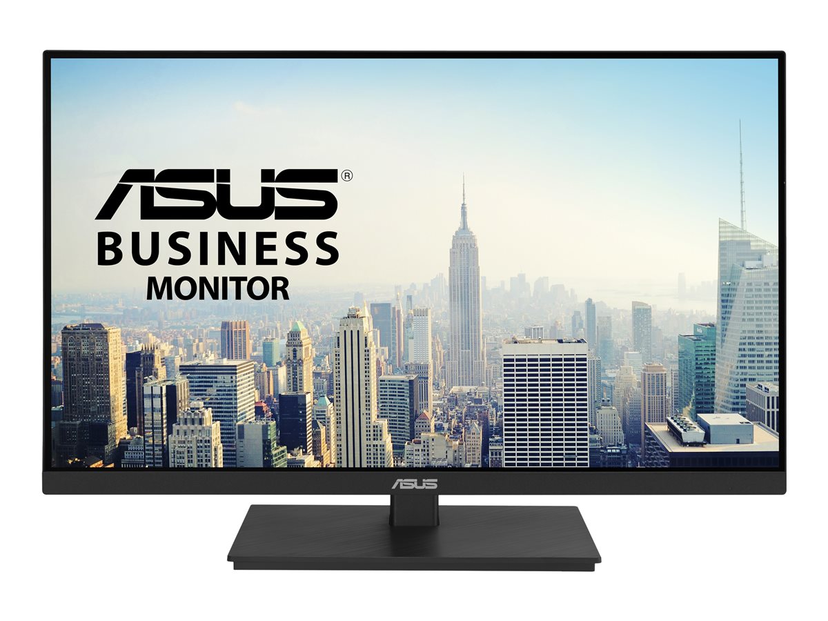 ASUS Business VA27ECPSN 27inch FHD Monitor 16:9 IPS Panel 1920x1080 75Hz Frameless Ergonomic RJ45 DP HDMI USB-C mit 65W USB-Hub