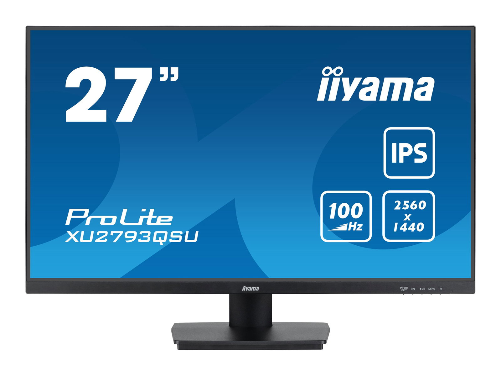 IIYAMA XU2793QSU-B7 27inch IPS 2560x1440 300cd/m2 1ms HDMI DP USB