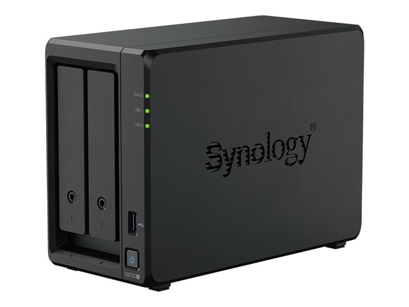 SYNOLOGY DS725+ 2-Bay Diskstation AMD Ryzen Embedded R1600 4GB DDR4 ECC SODIMM